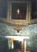 Иерусалим, храм Гроба Господня. Предел Бичевания.(Вверху триптих с изображением бичевания, изображение обильно мироточит)